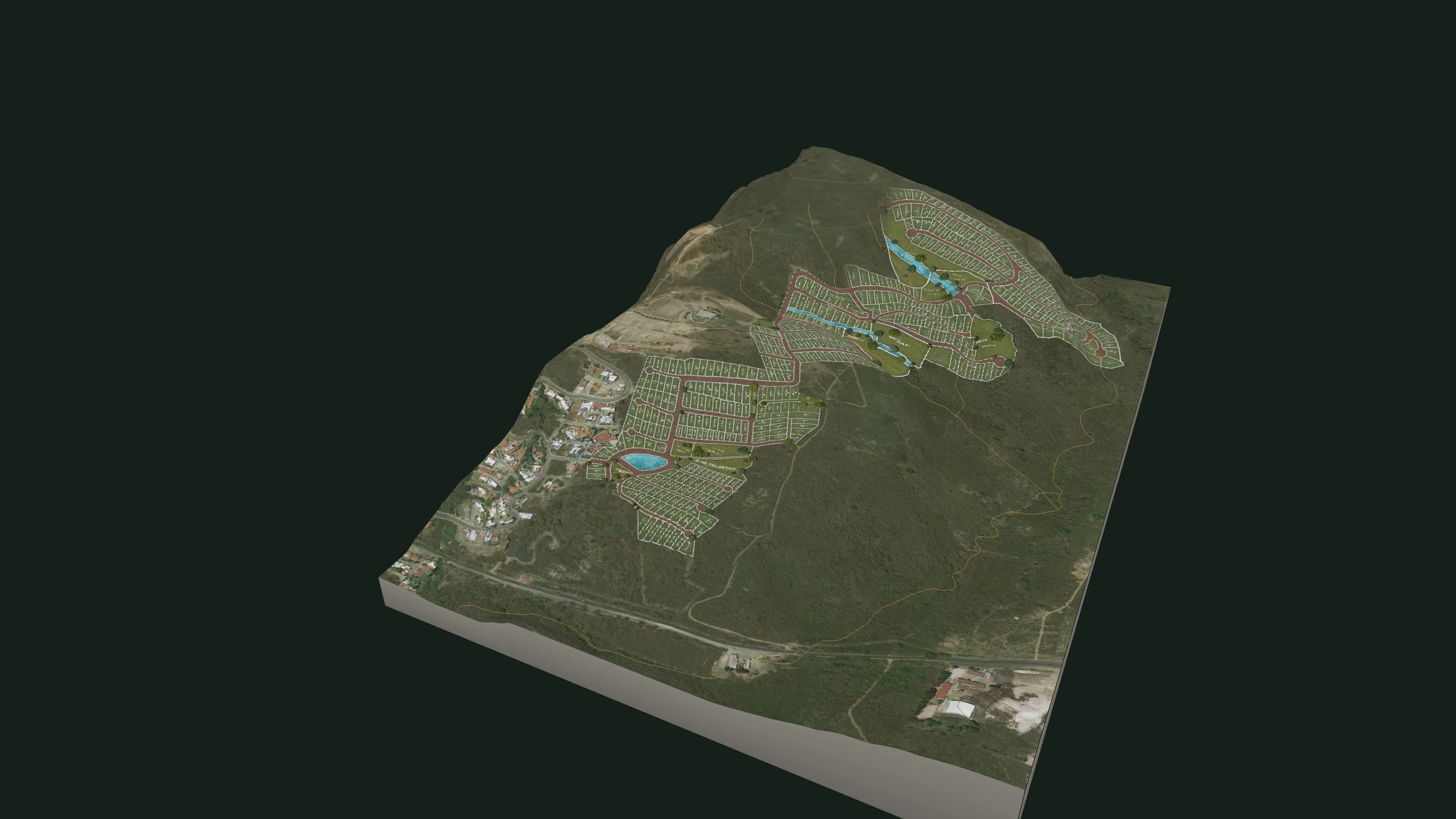 Modelo tridimensional del terreno